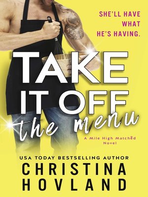cover image of Take It Off the Menu